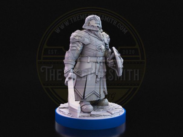 copy of The White Wizard miniature for tabletop, board games, paint and display...