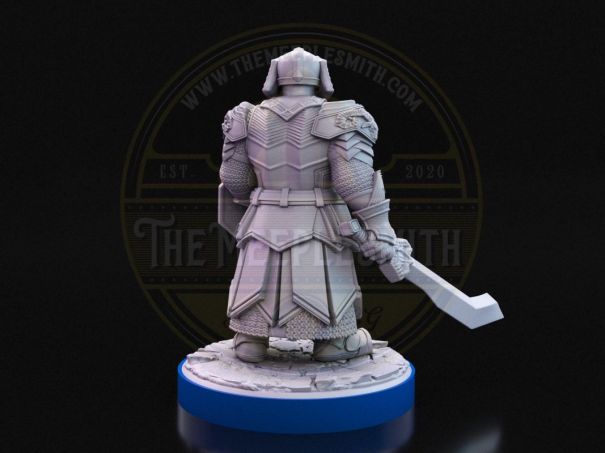 copy of The White Wizard miniature for tabletop, board games, paint and display...