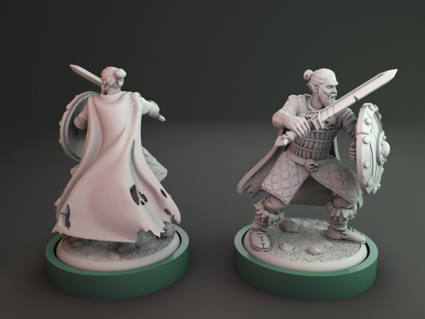 Miniatura de aliado Wiglaf para Unmatched: Beowulf