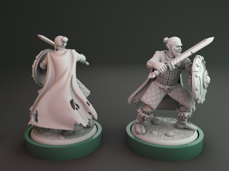 Unmatched sidekick Wiglaf miniature for Beowulf