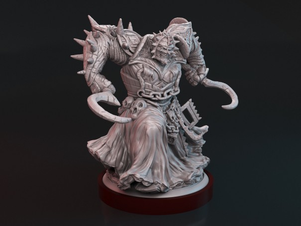 Hell Priest miniature Size 28mm