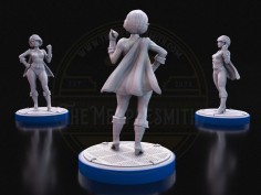 Guardiana del Poder - Miniatura Inspirada en Power Girl 2