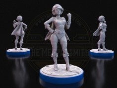 Guardiana del Poder - Miniatura Inspirada en Power Girl