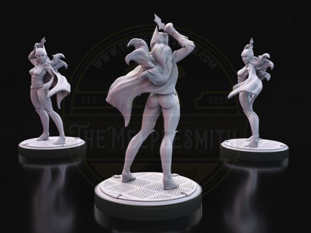 Night Sentinel  -  Miniature Inspired by Batgirl