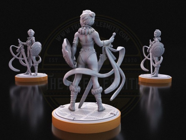 Guerrero Guardián de Serpientes - Miniatura Inspirada en Teela