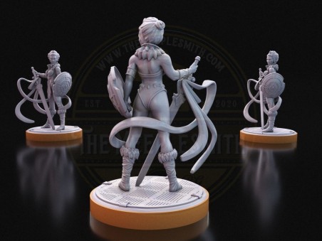 Guerrero Guardián de Serpientes - Miniatura Inspirada en Teela