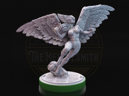 Winged Fury - Miniature Inspired by Hawkgirl