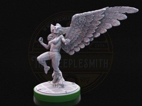 Winged Fury - Miniature Inspired by Hawkgirl