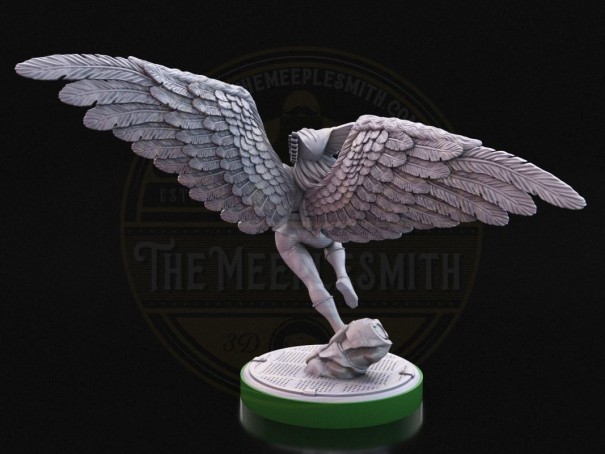 Furia Alada - Miniatura Inspirada en Hawkgirl
