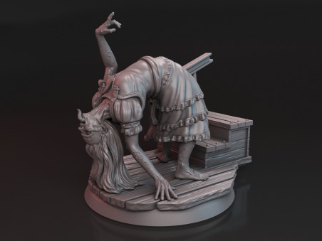Miniatura de la chica exorcista "El andar de la araña"