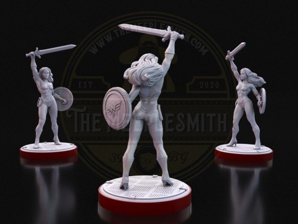 Amazon Champion  -  Miniature Inspired by Wonder Woman