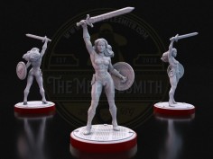 Campeona de Amazonia - Miniatura Inspirada en Wonder Woman