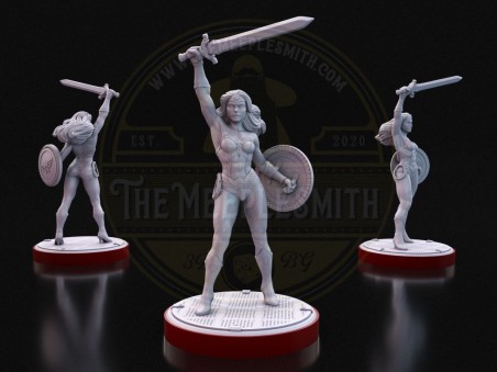 Amazon Champion  -  Miniature Inspired by Wonder Woman
