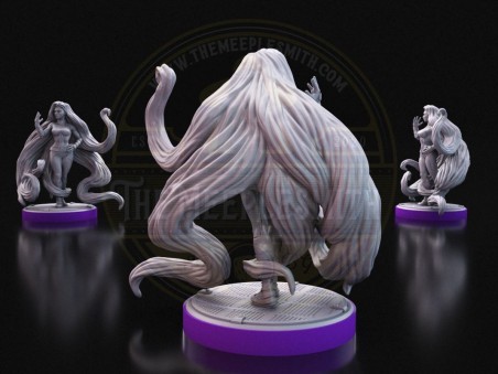 Regal Tactician  -  Miniature Inspired by Medusa