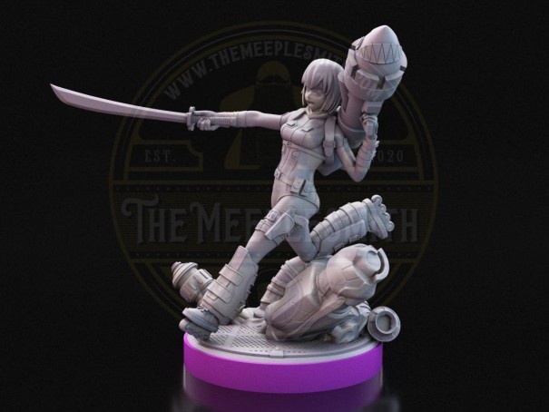 Salto de Realidad - Miniatura Inspirada en Gwenpool