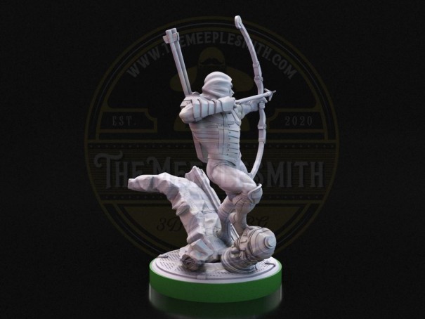 Emerald Archer  -  Miniature Inspired by Green Arrow