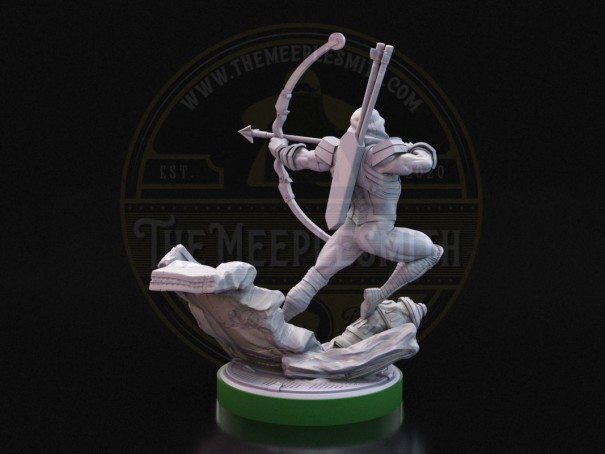 Emerald Archer  -  Miniature Inspired by Green Arrow