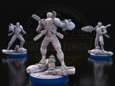 Guardián de Titanio - Miniatura Inspirada en Cyborg 2