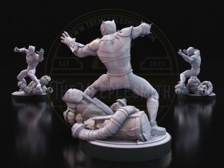 Protector Real - Miniatura Inspirada en Black Panther