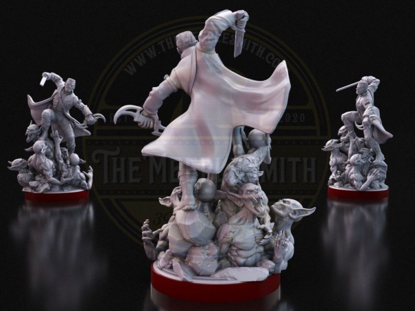 Daywalker Hunter  -  Miniature Inspired by Blade