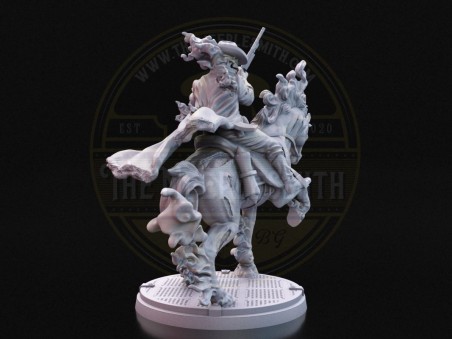 Hellfire Rider  -  Miniature Inspired by Ghost Rider (Western)