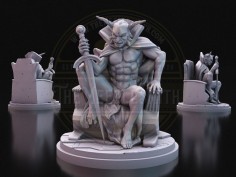 **Esquema Infernal - Miniatura Inspirada en Mephisto**