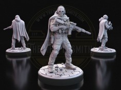 Conjunto de Soldados Inspirado en la Guerra Moderna (Ghost, Price, Alex, Farah, Gaz) 2