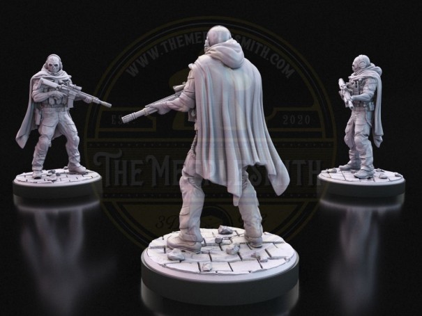 Conjunto de Soldados Inspirado en la Guerra Moderna (Ghost, Price, Alex, Farah, Gaz)