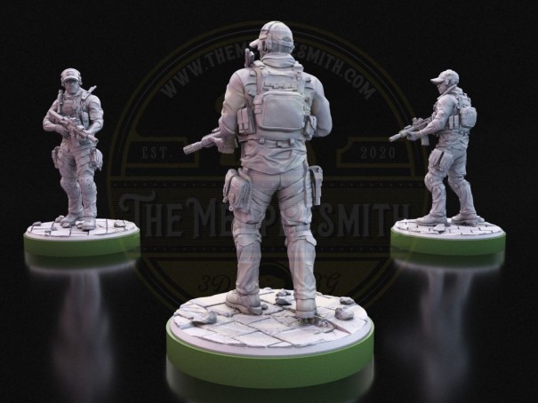 Conjunto de Soldados Inspirado en la Guerra Moderna (Ghost, Price, Alex, Farah, Gaz)