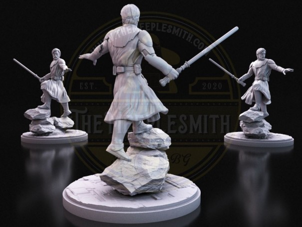 Wise Guardian – Miniature Inspired by Obi-Wan Kenobi