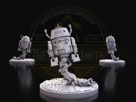 Grumpy Astromech – Miniature Inspired by Chopper