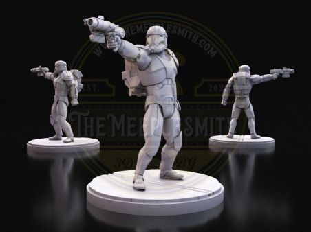 Clone Commando V1 – Miniature Inspired by Elite Republic Troopers
