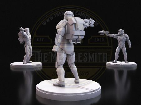 Clone Commando V1 – Miniature Inspired by Elite Republic Troopers