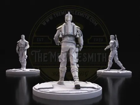 Unmasked Marshal – Miniature Inspired by Cobb Vanth (No Helmet)