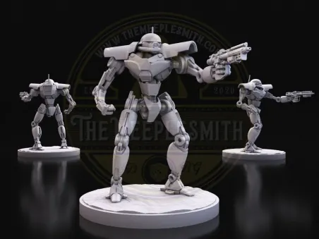 Dark Trooper V1 – Miniature Inspired by Prototype Imperial Battle Droids