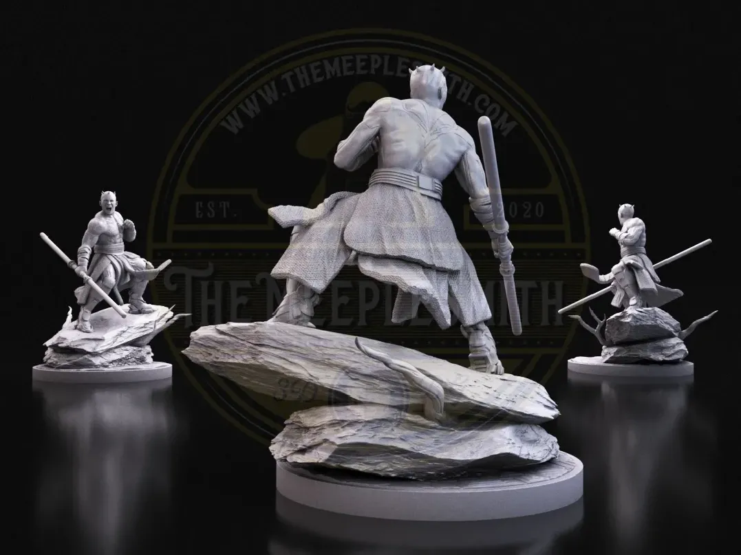 Sombra del Sith – Miniatura inspirada en Darth Maul