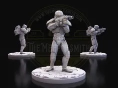Comando Clon V2 – Miniatura inspirada en operadores avanzados de la República