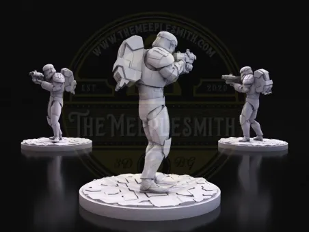Clone Commando V2 – Miniature Inspired by Advanced Republic Operators
