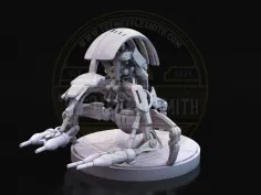 Droideka V1 – Miniature Inspired by Destroyer Droids