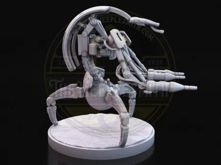 Droideka V2 – Miniature Inspired by Advanced Destroyer Droids