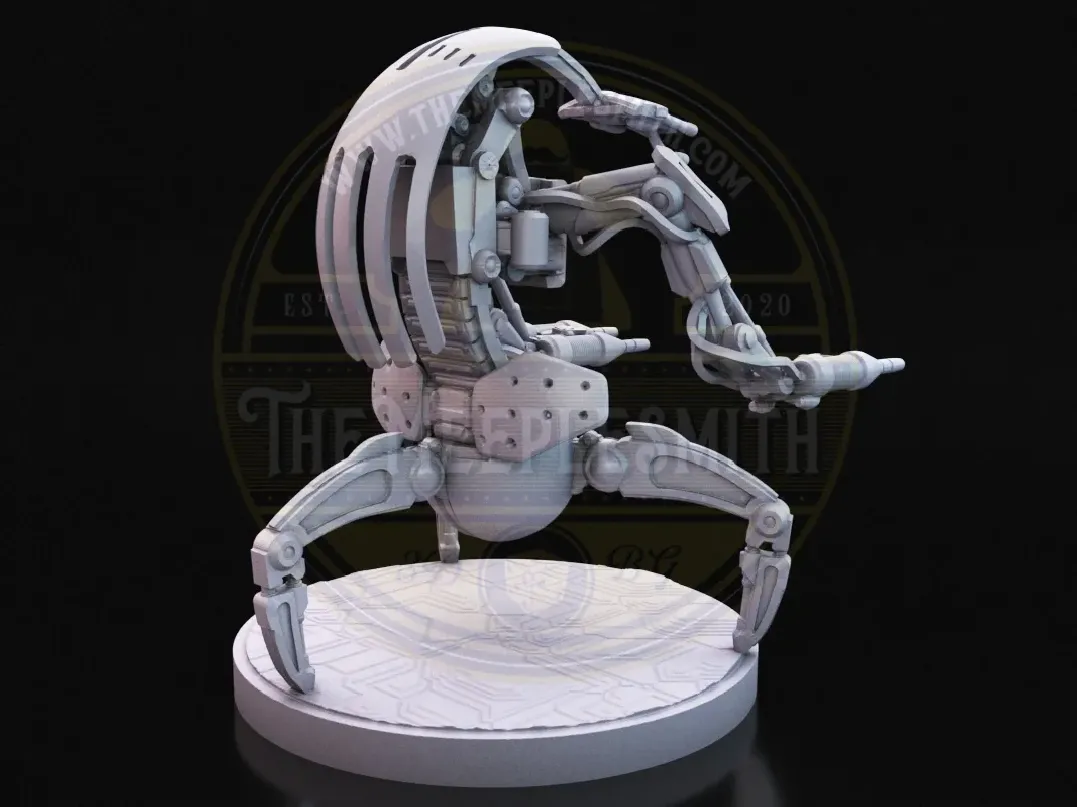Droideka V2 – Miniature Inspired by Advanced Destroyer Droids