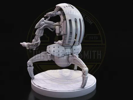 Droideka V2 – Miniature Inspired by Advanced Destroyer Droids