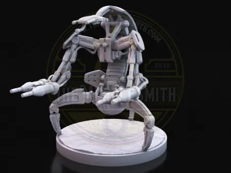 Droideka V2 – Miniature Inspired by Advanced Destroyer Droids