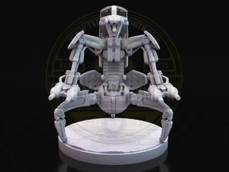 Droideka V2 – Miniature Inspired by Advanced Destroyer Droids