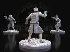 Capitán de los Night Troopers – Miniatura inspirada en Enoch 2