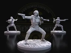 Chispa Rebelde – Miniatura inspirada en Jyn Erso