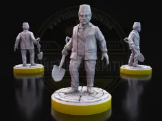 7 Investigator Miniatures Compatible with Horrified 2