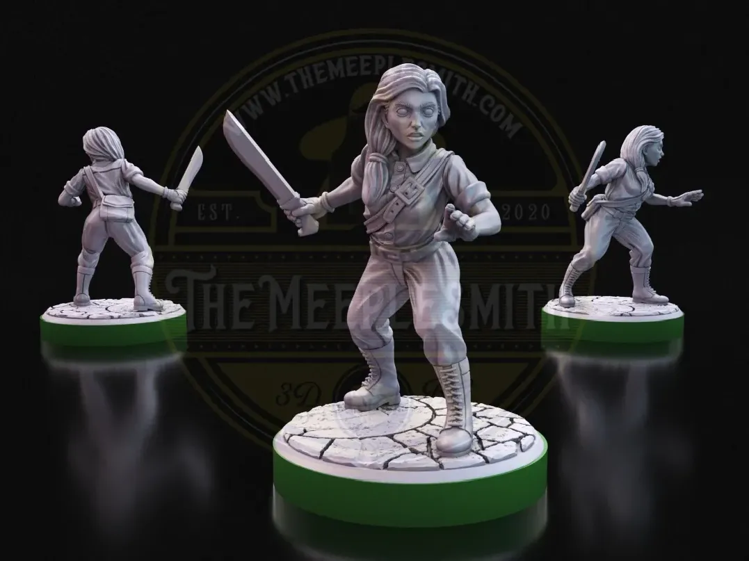 7 Investigator Miniatures Compatible with Horrified