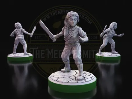 7 Investigator Miniatures Compatible with Horrified