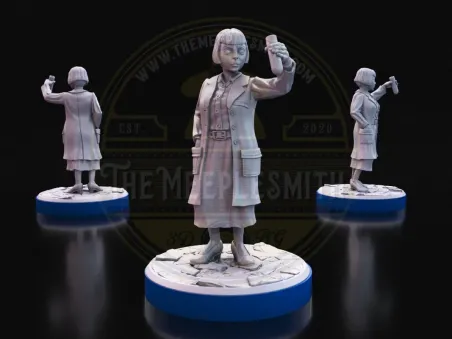 7 Investigator Miniatures Compatible with Horrified